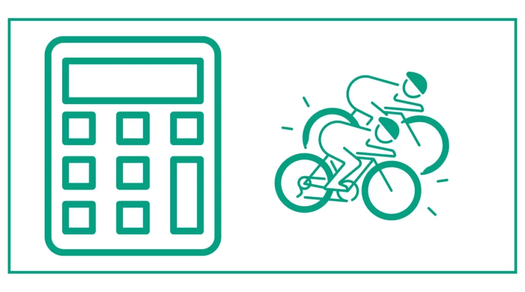 Bike pace (cycling speed) calculator