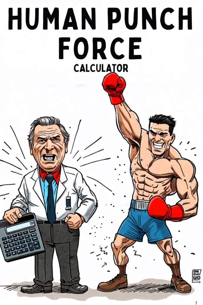 Human Punch Force Calculator