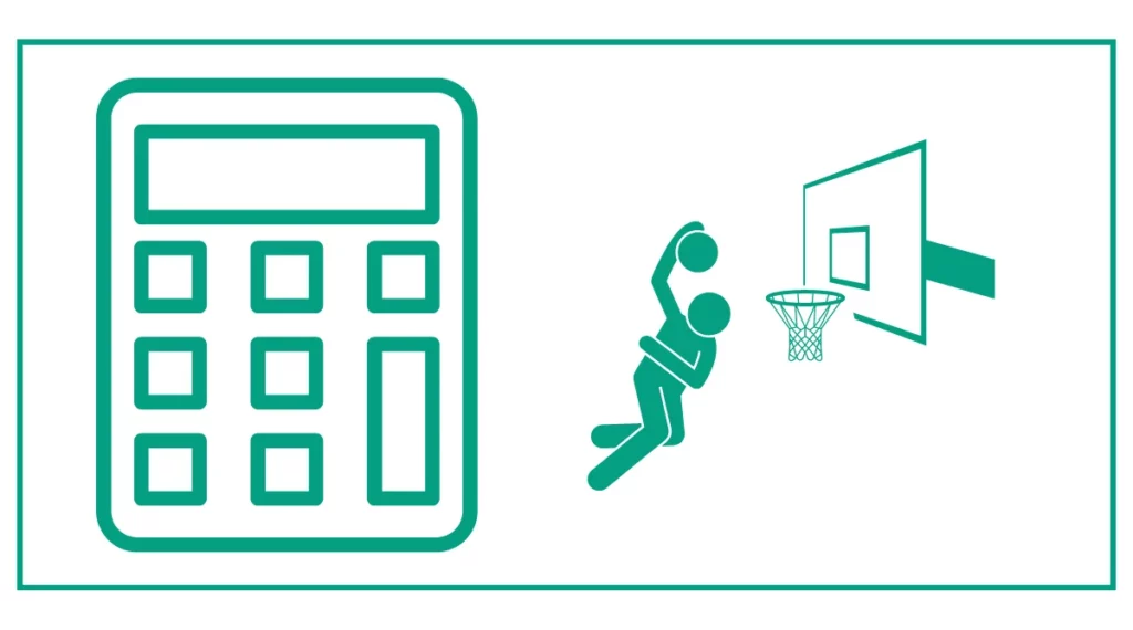 Slam dunk calculator basketball