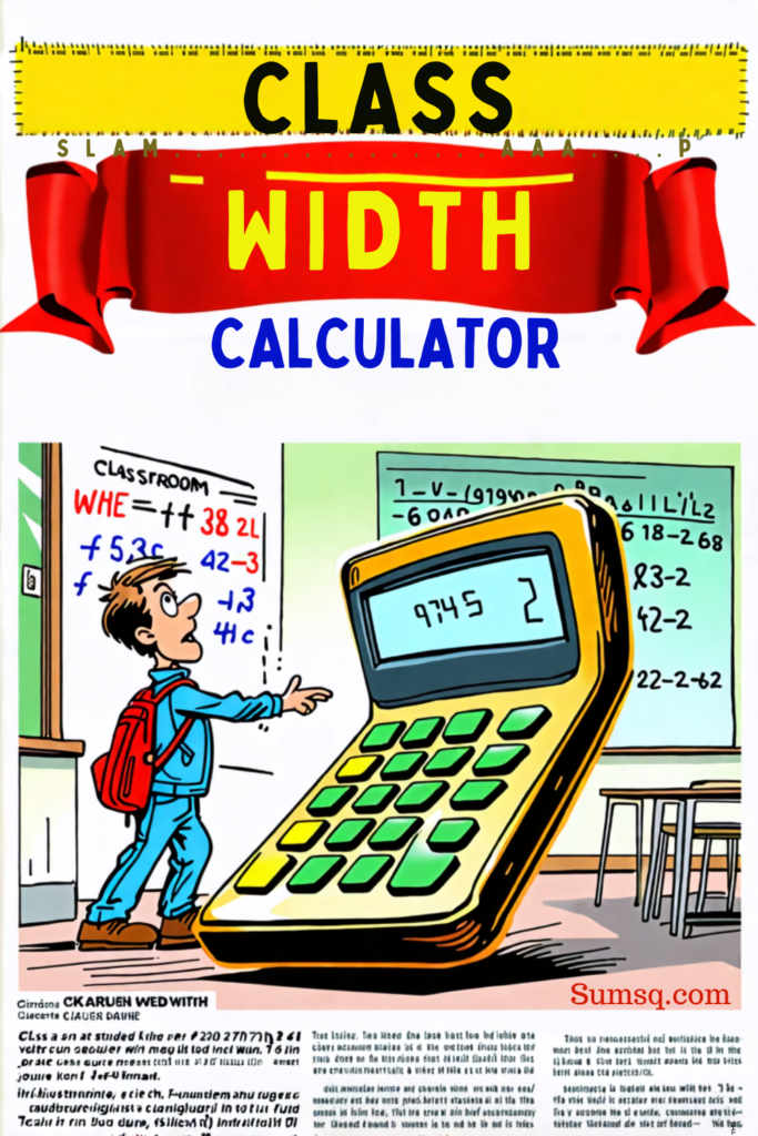 Class width calculator