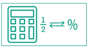 Fraction to percentage and Percentage to fraction Calculator