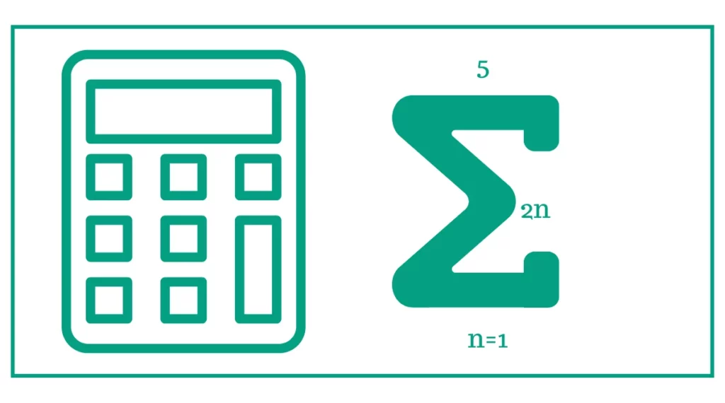 Partial sum (sum of series) calculator
