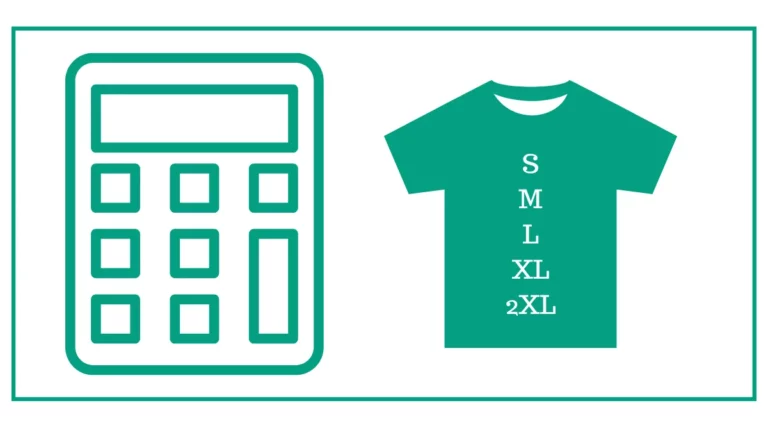 T-shirt Order Calculator by size