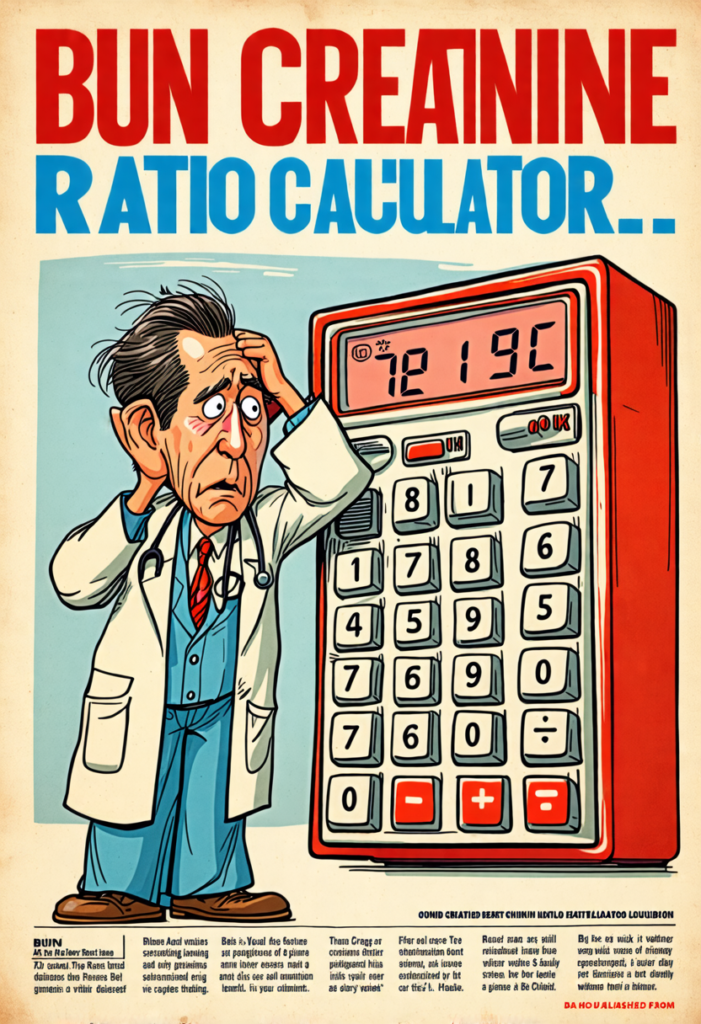 BUN Creatinine Ratio Calculator