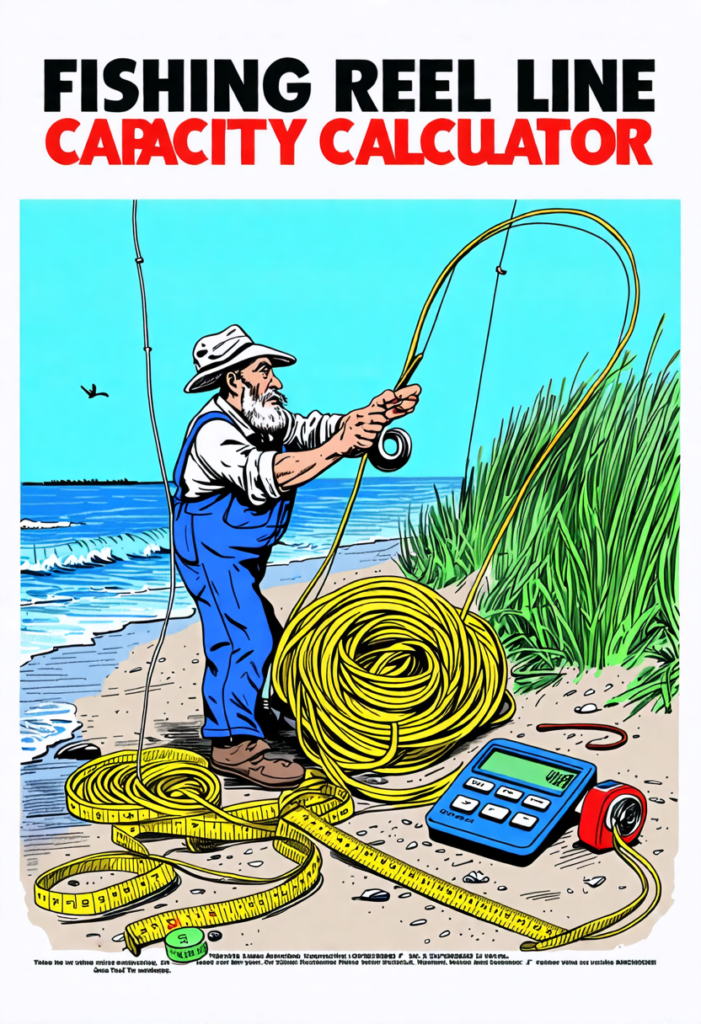 Fishing Reel Line Capacity Calculator