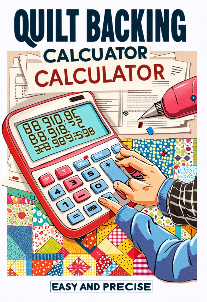 Quilt backing calculator