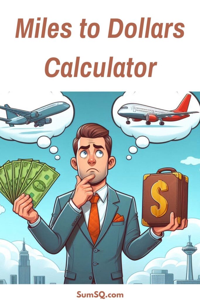 Miles to Dollars Calculator