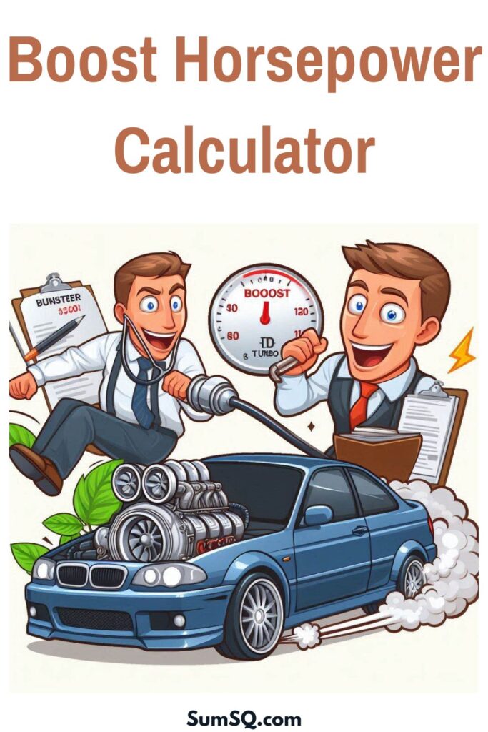 how much does a turbocharger add horsepower Calculator