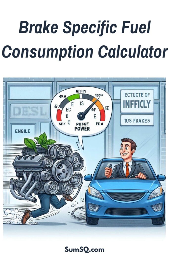 specific fuel consumption Calculator